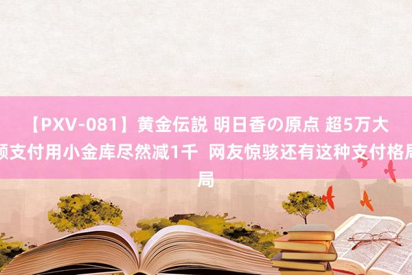 【PXV-081】黄金伝説 明日香の原点 超5万大额支付用小金库尽然减1千  网友惊骇还有这种支付格局