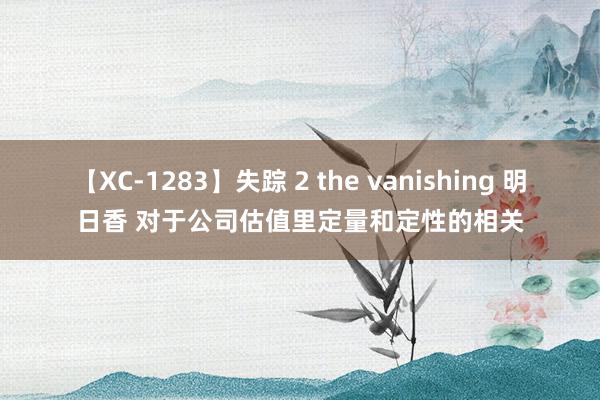 【XC-1283】失踪 2 the vanishing 明日香 对于公司估值里定量和定性的相关