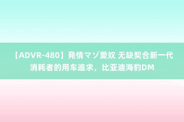 【ADVR-480】発情マゾ愛奴 无缺契合新一代消耗者的用车追求，比亚迪海豹DM