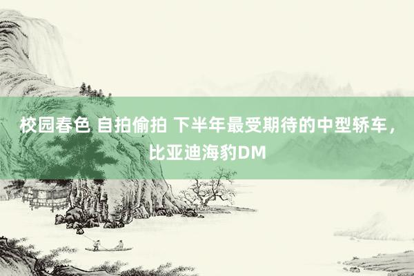 校园春色 自拍偷拍 下半年最受期待的中型轿车，比亚迪海豹DM