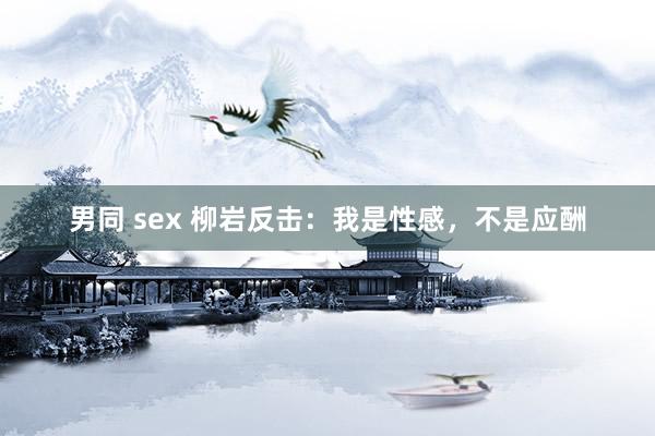 男同 sex 柳岩反击：我是性感，不是应酬