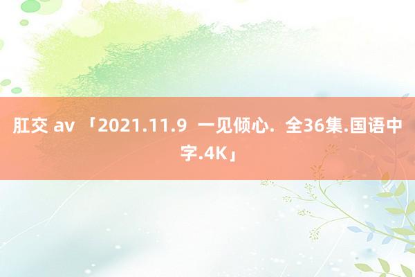 肛交 av 「2021.11.9  一见倾心.  全36集.国语中字.4K」