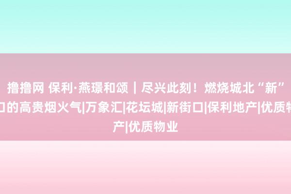 撸撸网 保利·燕璟和颂｜尽兴此刻！燃烧城北“新”街口的高贵烟火气|万象汇|花坛城|新街口|保利地产|优质物业